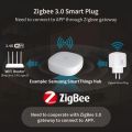 WiFi or Zigbee3.0 Smart Plug 16A/20A EU Smart Socket With Power Monitor Timing Smart Life Support Tuya Alexa  Home Yandex. 