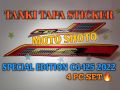 2022 Model Honda CG 125 Special Edition Tanki Tapa Sticker (Complete Set). 