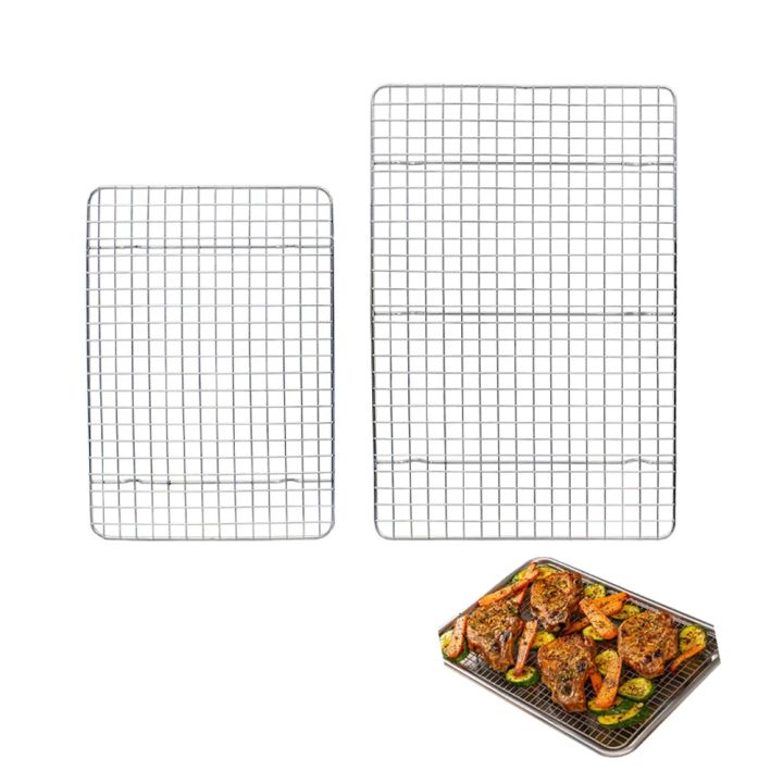 Metal Wire Coke Racks Small/Large 3 Sizes Metal Bbq Grill Rack Wire Cooling Rack Cookie Cake ...