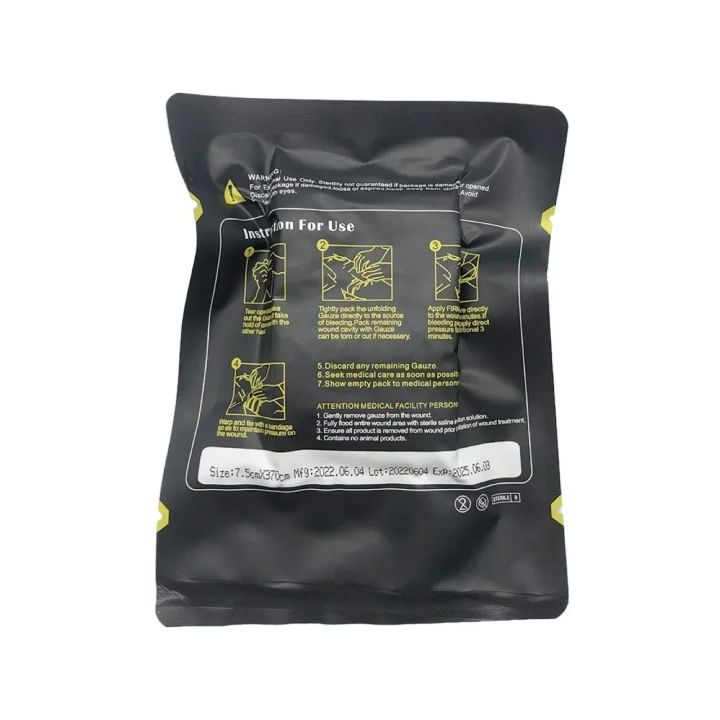 Kaolin Hemostatic Compressed Gauze Emergency Outdoor Binding Fixed ...