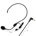 DATA FROG Professional 3.5MM Wired Microphone Headset Megaphone Radio Speaker Voice Amplifier Clear Sound Mic For Conference. 