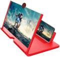 3D Mobile Phone Screen Magnifier HD Video Amplifier Stand Bracket with Movie Game Magnifying Folding Phone Desk Holder. 