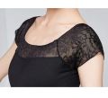 Women Ballet Leotards Dance Bodysuits Dance Wear Lace Short Sleeve Boat Neck Dance Clothes Gymnastics Leotards for Girls Adult. 