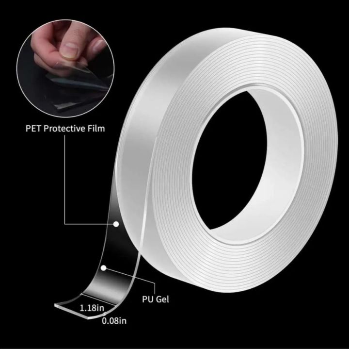 Nano%20%203%20meter%20%20double%20tape%20transparent%20tape%20-%20Image%202