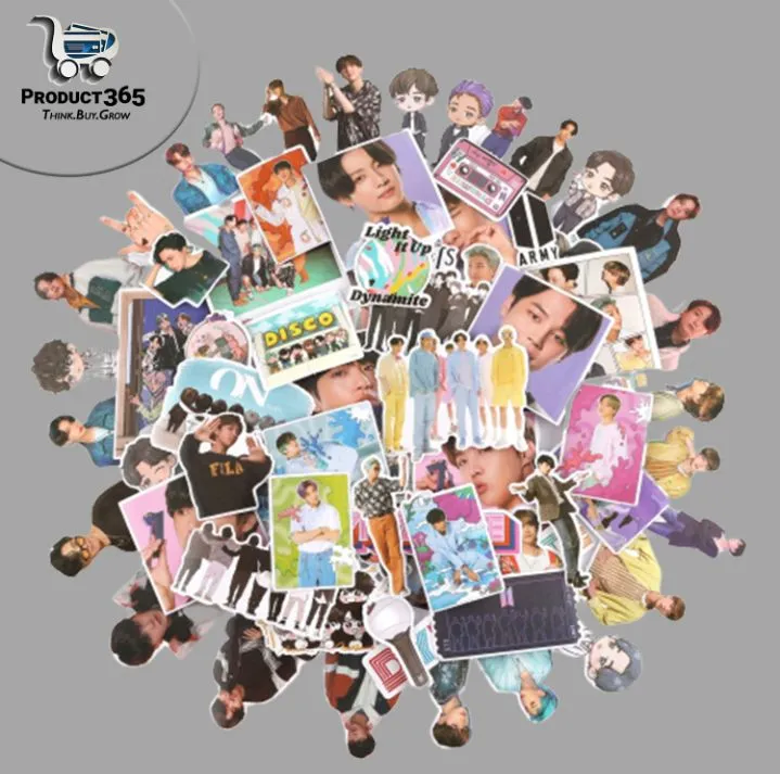 BTS%20Stickers%2010,20,50,100%20PCS%20cutout%20Korean%20Bangtan%20Boys,%20kpop%20journaling%20stationery%20stickers%20-%20Image%205