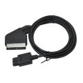 for N64 NGC SFC RGB AV Scart Cable 1.8M AV Cord for NTSC Super Gamicom Gamecube Console Extend Line Game Audio Video Cable. 
