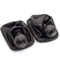 23mm For Volkswagen VW Golf 4 IV MK4 GTI R32 Bora Jetta 5 Speed Black Frame Gear Shift Knob Lever Gaiter Boot 1999-2004.
