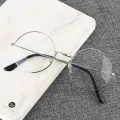 Men And Women Retro Round Blue Light Computer Mirror Reading Playing Games Eye Protection Decorative Glasses. 