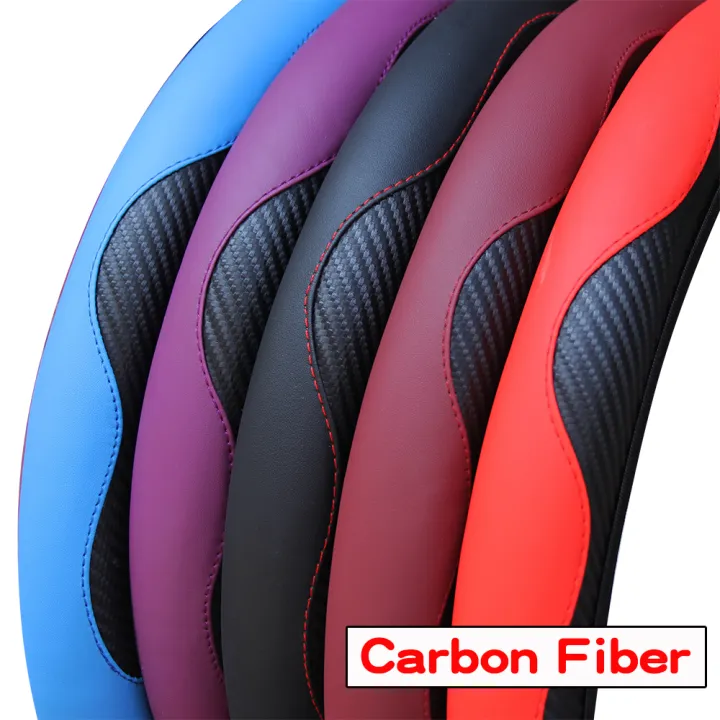 PU%20Carbon%20Fiber%20Leather%20Car%20Steering%20Wheel%20Cover%20Without%20Inner%20Ring%20Suitable%20for%2014.5-15%20Inches%20of%20Automotive%20Supplies%20-%20Image%206