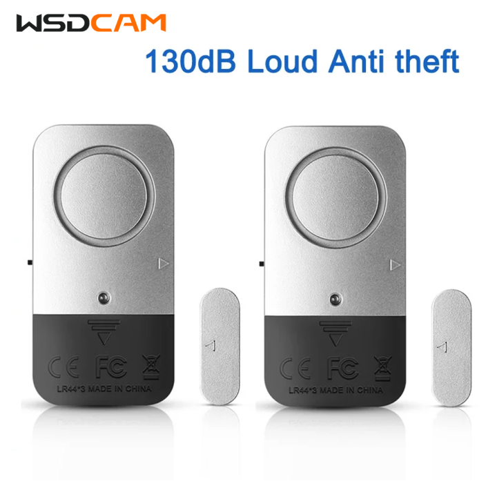 Wsdcam 120dB Wireless Window Door Alarm Magnet Sensor Detector An-theft ...
