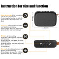 #Portable Speakers Outdoor Bluetooth 5.0 Mini Oxford Loudspeaker Wireless Column 3D Stereo Music Player Surround Hifi sound Box. 