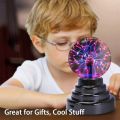 3 Inch Magic Plasma Ball Lamp Touch Sensitive Atmosphere Night Light Novelty Lamp Kids Birthday Christmas Gift. 