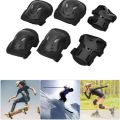 Women Men Elbow Wrist Knee Pads Protective Gear Set Skate Roller Cycling Bike. 