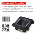 Embedded Barcode Scanner Self-Induction 1D 2D QR Bar Code Reader Module Support RS-232/ TTL/USB Port Connection Auto Scanning. 