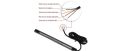 multifunction LED Motorcycle strip lights brake tail turn signal license plate. 