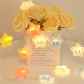 20LEDs Cloud/Star Light String,10Ft USB Waterproof Night Lights Atmosphere Lighting for Camping Birthday Party Summer Home Decor. 