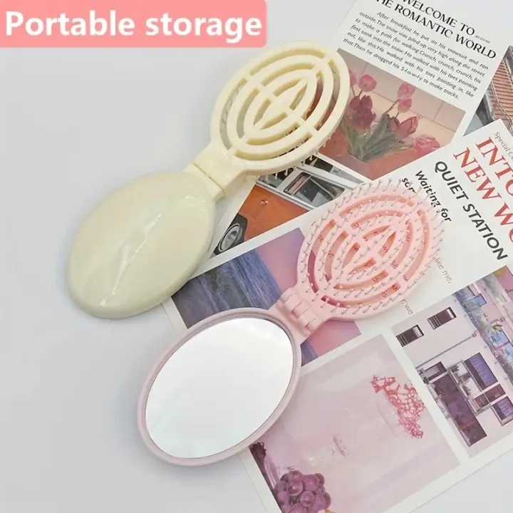 Portable%20Folding%20Hair%20Comb%20with%20Mirror,%20Lightweight%20&%20Travel-Friendly%20for%20On-the-Go%20Styling.%20A%20Perfect%20%20for%20Women%20&%20Girls.%20-%20Image%202