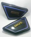 GN-125 side cover available, chinese imported, Good quality, available for Suzuki GN-125, available in black and Red colour. 