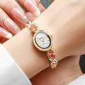 Elegant Diamond Bracelet Strap Women Watches Ladies Oval Dial Analog Quartz Wristwatch Reloj Mujer Girls Clock (Without Box).