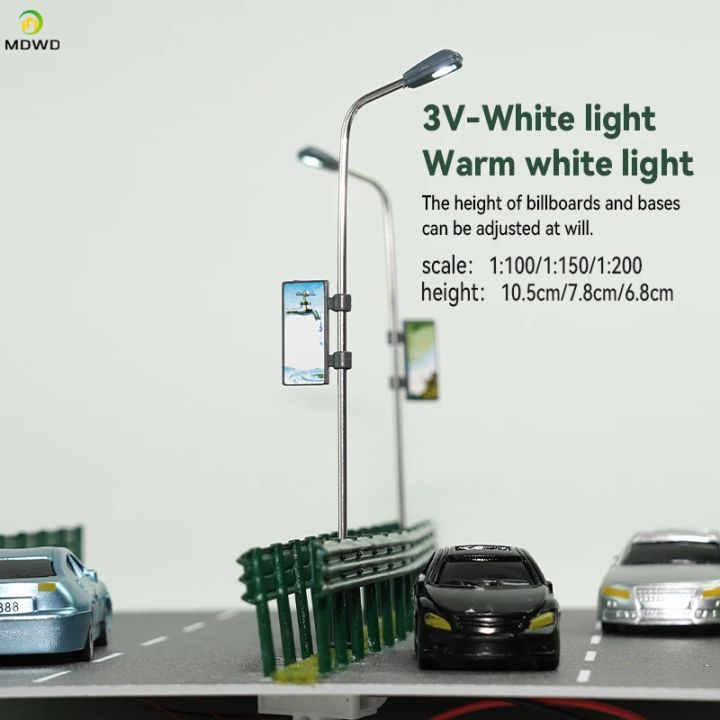 Mini Model Lighting 10pcs 1:200-1:100 3v Miniature Led Lamp Model Light Diy Making Railway ...