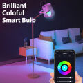 Tuya Smart Bulb Dimmable Five-Way Spiral Candle Bulb Wifi RGB Bulb Remote Control And Voice Control 5W. 