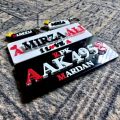 Fancy bike plate/bike fancy plate/bike name plate/bike number plate/number plate for bike/fancy plate for bike CG125/CG70/name plate for bike/Honda 125 plate/3d name plate/. 
