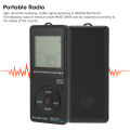 Aircraft Band Radio HRD‑767 Portable Radio Aircraft Band Automatic Power Off FM/AM/AIR Radio with Earphone Radio with Earphone.