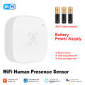 Smart Life Wife 24G MmWave Radar Motion Sensor Human Presence Detector Battery Powered Breathing Monitor for Home Automation. 