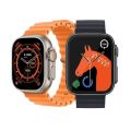 T800 Ultra Smart watch space grey aluminum case (49MM). 