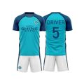 Summer Cartoon Anime Manshine City Nagi Printed Pattern Men's T-shirt Shorts Set Football Suit Fashion Outdoor Training Set. 