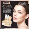 Sasha Nude Skin Foundation Foundation Cream with Sunscreen Covers Freckles and Dark Spots on the Face Smoothly. Controls Oil on the Face and Is Lightweight.. 