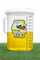 1 Liter Premium Plastic Oil Jug with Measurement Scale & Lid – Leak Proof Cooking Oil Container. 