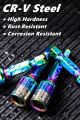 8mm Non-Magnetic Impact Socket High Torque CR-V Steel Socket Bits Hex Shank Nut Screwdriver Driver Impact Drivers Socket Adapter.