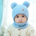 Kids Wool Cap With Neck Warmer High Quality

2023 New Baby Winter Hat Keep Warm Baby Cap Lovely Knitted Baby Hats. 