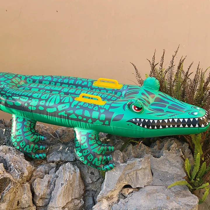 Inflatable%20Crocodile%20Shaped%20Surfboard%20Alligator%20Floating%20Pad%20for%20Pool%20Body%20Mat%20Replacement%20Surfboatd%20Daily%20Use%20Kids%20Swim%20Toy%20-%20Image%207