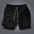 Naruto Anime Sasuke USA 2026 Double Peripheral Printed Shorts Men's Summer New Style Daily Loose Breathable Sports Pants. 