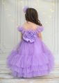 Mother & Baby girls net party frock- 0 to 7 yr girl dress -  baby party frocks -- Bow kids shop. 