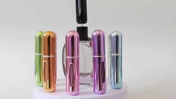 Portable Mini Perfume Refillable Atomizer Spray Bottle for Travel and ...