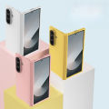 PC Skin Texture Hard Shell Phone Case for Samsung Galaxy Z Fold 7 6 5 3 4 ZFold7 with Hinge Protection Cover.