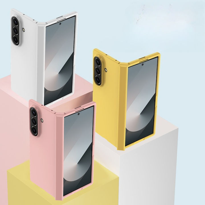 PC%20Skin%20Texture%20Hard%20Shell%20Phone%20Case%20for%20Samsung%20Galaxy%20Z%20Fold%207%206%205%203%204%20ZFold7%20with%20Hinge%20Protection%20Cover%20-%20Image%205