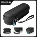 TELESIN Mini Protective Bag For  Pocket 4 Pocket 3 Carrying Bag Waterproof Storage Box For  Pocket 3 Accessories. 