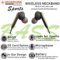 INTERLINK ORIGNAL SPORTS NECKBAND_Special Design For Sports_Wireless Bluetooth Headset_100% Waterproof Necband_ Gaming Headset_Best For Sports_. 