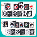 High Contrast Black and White Baby Book - Touch and Feel Crinkle Sensory Toy - Visual Stimulation Interactive Toys for Infant.