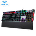 AULA F2088 Mechanical Gaming Keyboard Anti-ghosting 104 Brown Blue Switch Wired Mixed Backlight Keyboard for Game Laptop PC. 