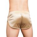 Mens Pajamas Boxer Shorts Smooth Silk Underwear Men Sleep Bottoms Homewear Lounge Shorts Male Panties Boxers.