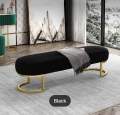 Decorniture,3 Seater Luxury sofa sitting Stool With Metal Stand- sofa   Chair   Stool customization. 