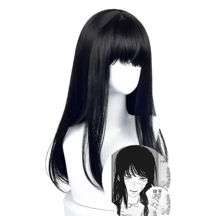 Mitaka%20Asa%20Cosplay%20Wig%20Anime%20Chainsaw%20Man%202%20Protagonist%20%20Modeling%20Headwear%20Woman%20Daily%20Clothing%20Match%20Black%20Long%20Straight%20Hair%20-%20Image%207