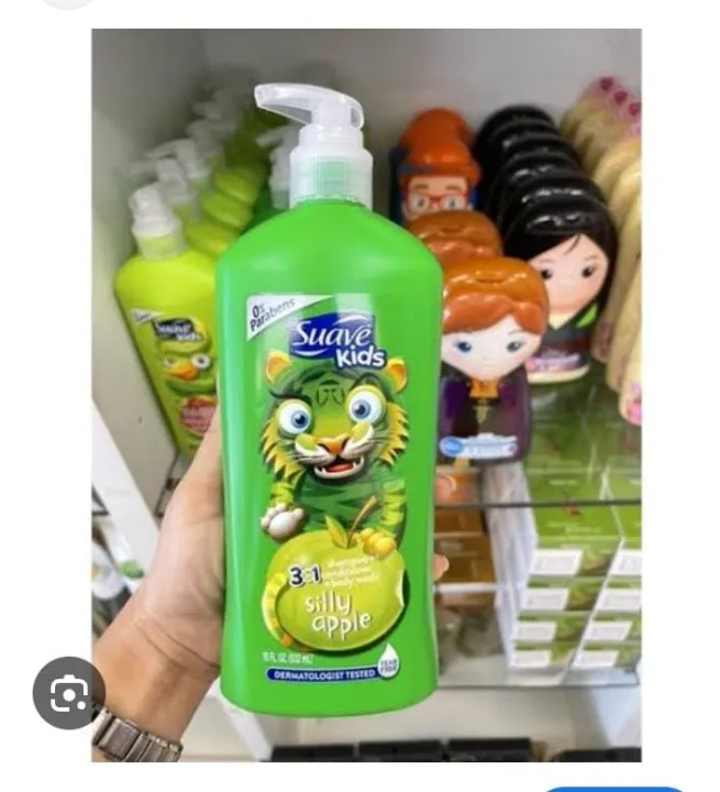 Suave%20Kids%203-in-1%20Silly%20Apple%20Shampoo%20+%20Conditioner%20+%20Body%20Wash,%20532ml%20-%20Image%207