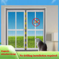 Gray Magnetic Anti Mosquito Screen Window Mesh Self-Adhesive Magnetic Window Mesh Household Self Installed Window Mosquito Net. 