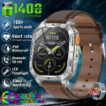 New 1400 mAh Battery Smartwatch Men IP68 Waterproof Flashlight Health Monitor Sports Call Smart Watch For iOS Android.